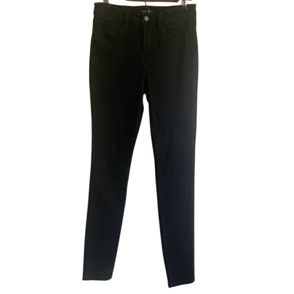 Flying Monkey High-Rise Skinny Jeans Size 27 Minimalist CBK Style Black Denim